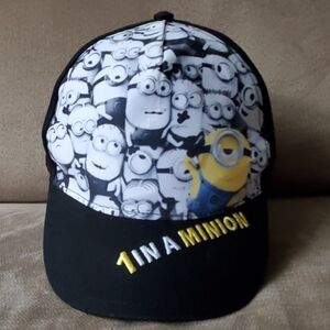 Children's Place Boys Minion Baseball Cap  Size S/M 4-7 Yrs